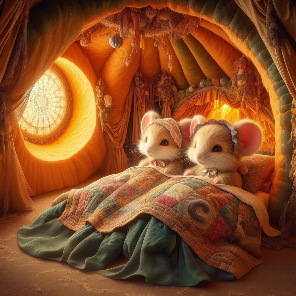 -I love our new room, darling! Me too, my dear.( 2eme/ 68)