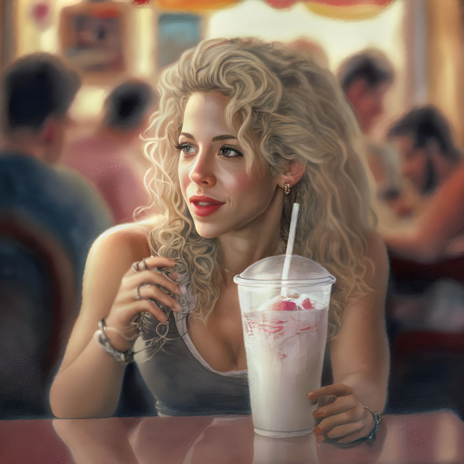 Midjourney: Milkshakira Wishes You a Great Friday