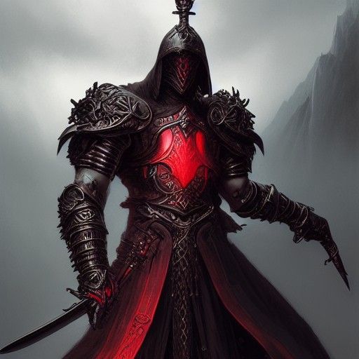 Crimson Executioner - AI Generated Artwork - NightCafe Creator