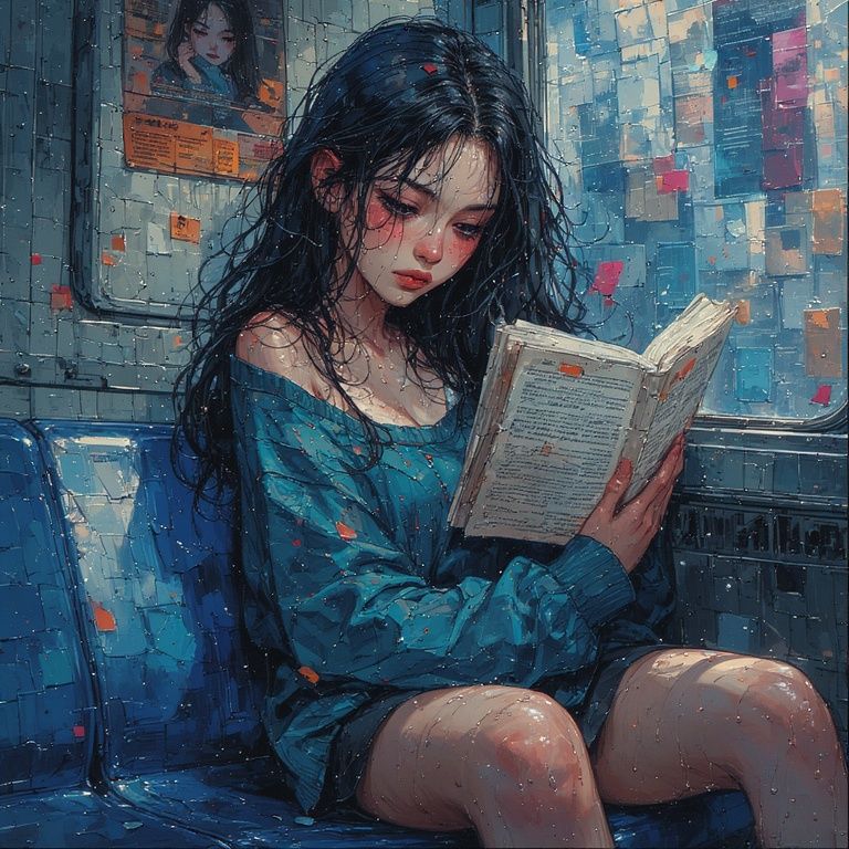 Reading in the metro