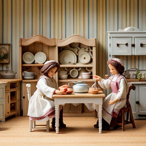 Tea Time in the Dolls House