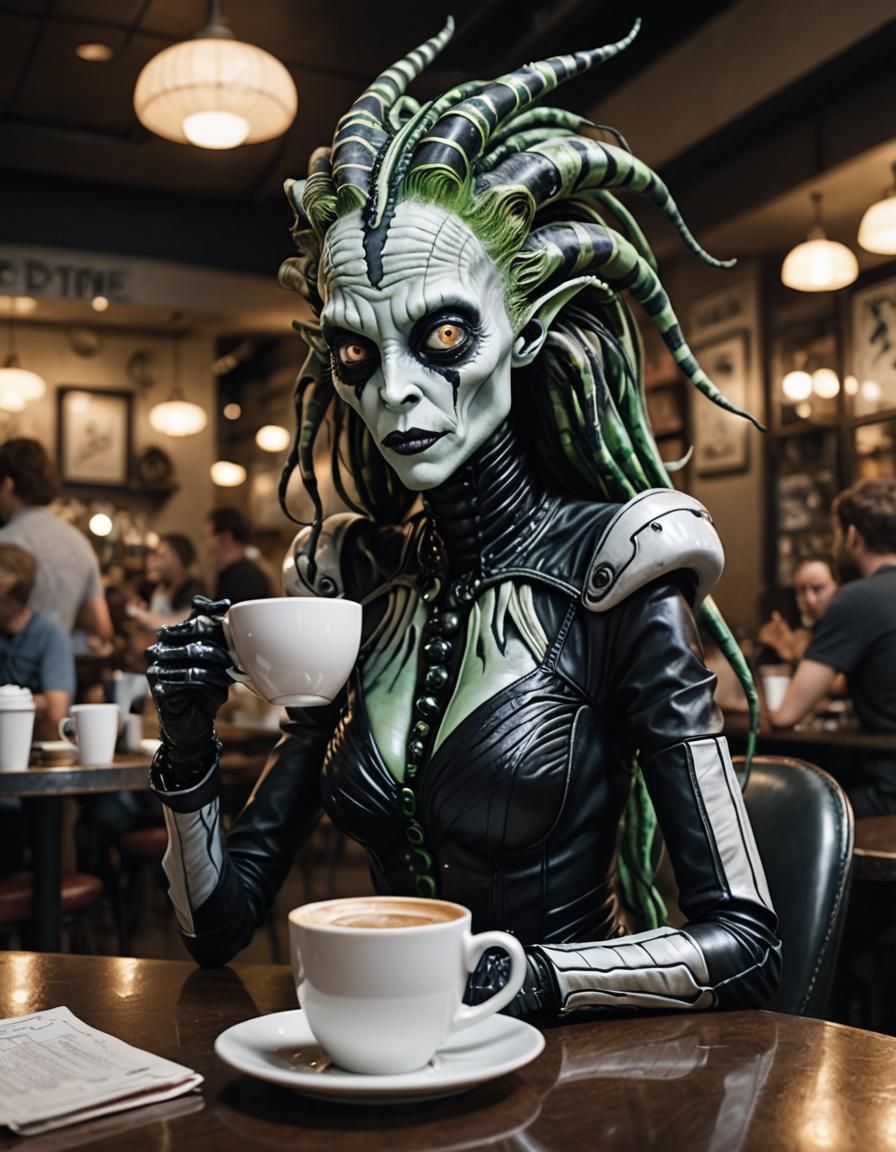 Beetlejuice / Tim Burton inspiration   by @Caju