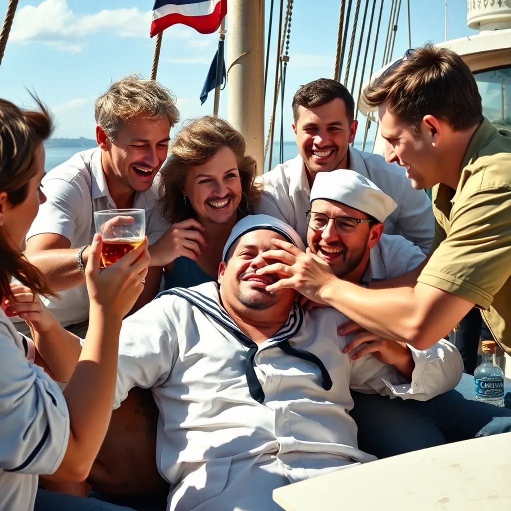 Taken advantage of a drunken sailor