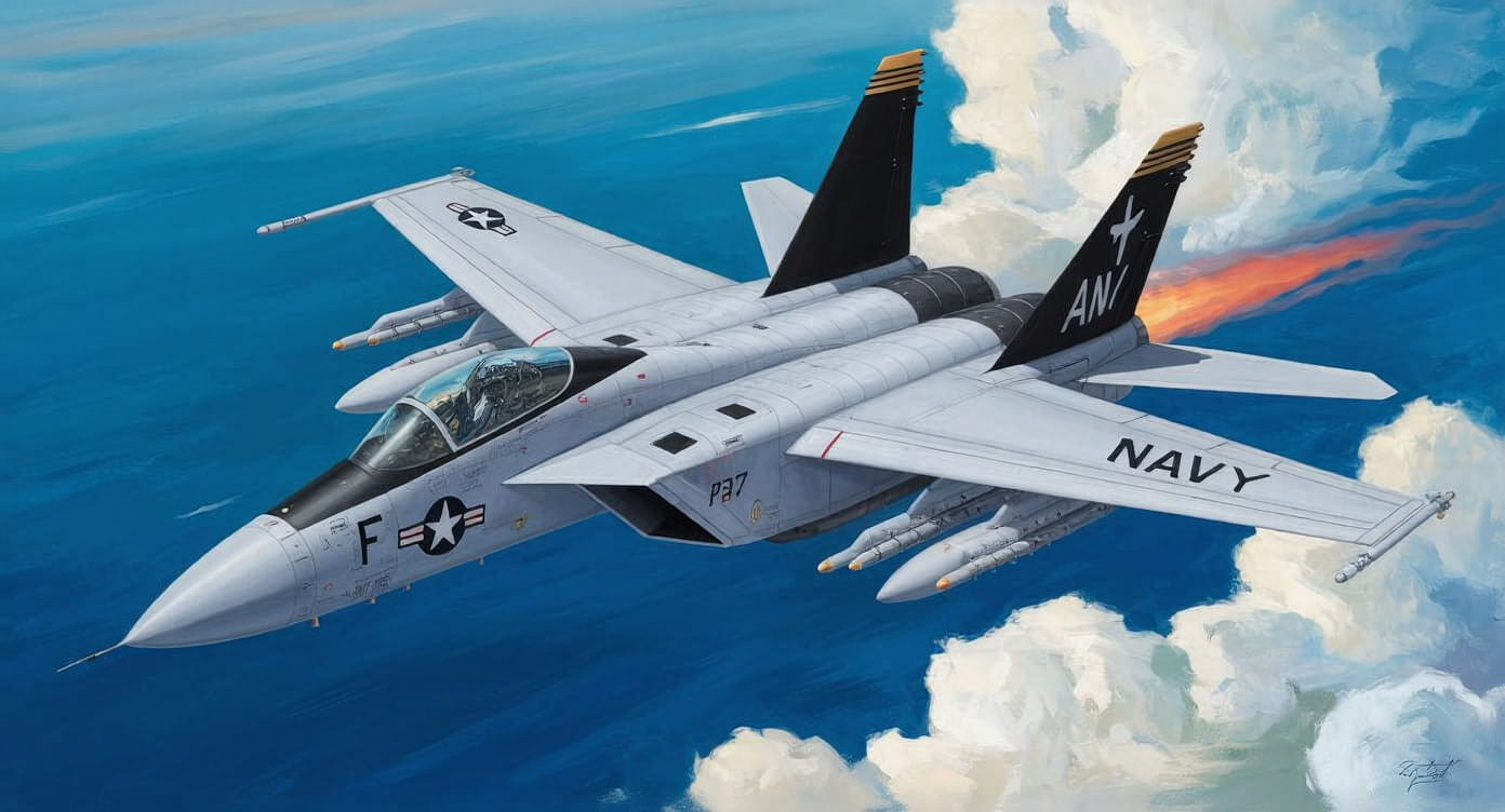 fictional United States Navy High-Speed Mach 3+ Interceptor Aircraft