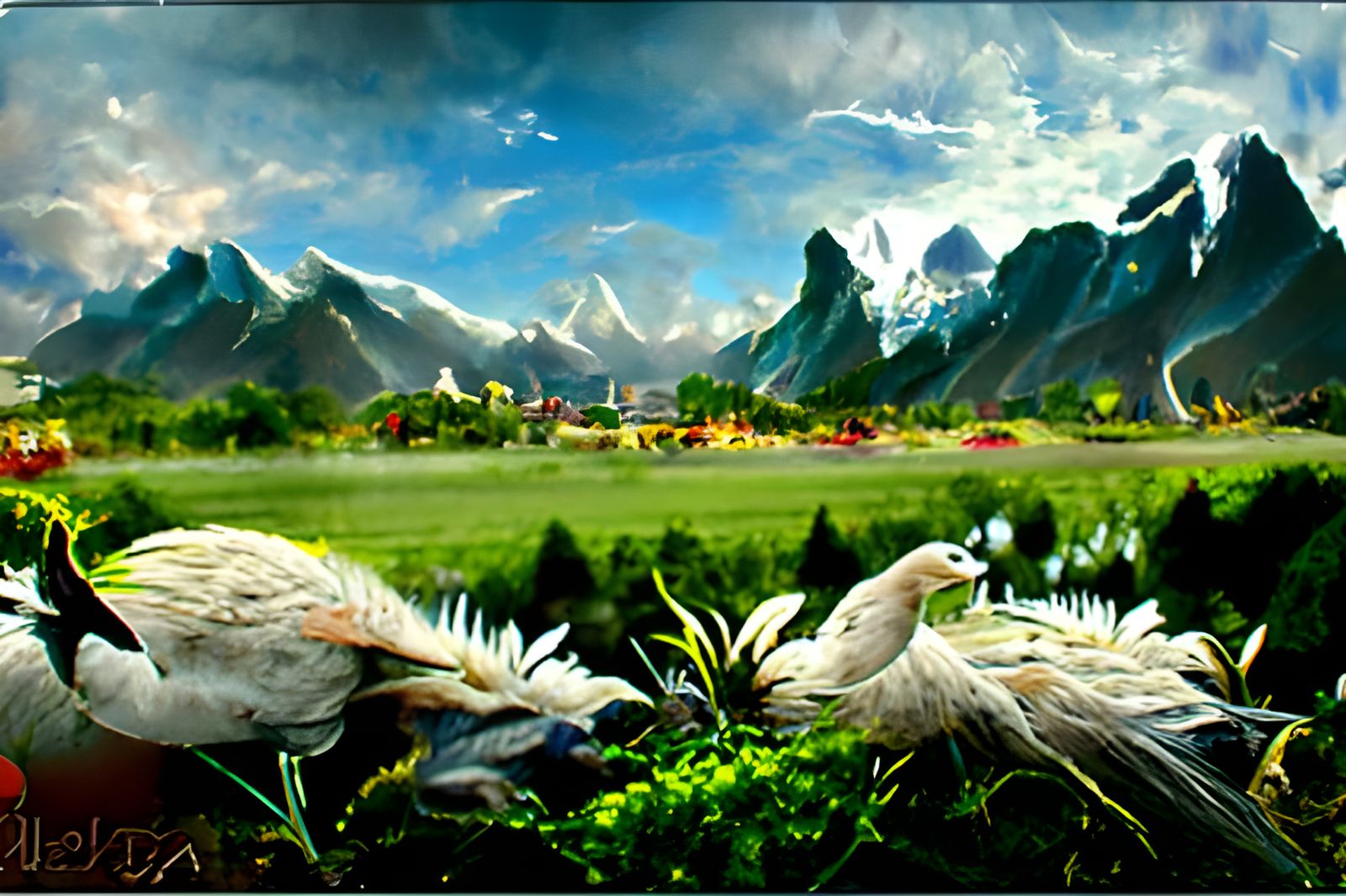 Beautiful and aphrodisiac landscape
