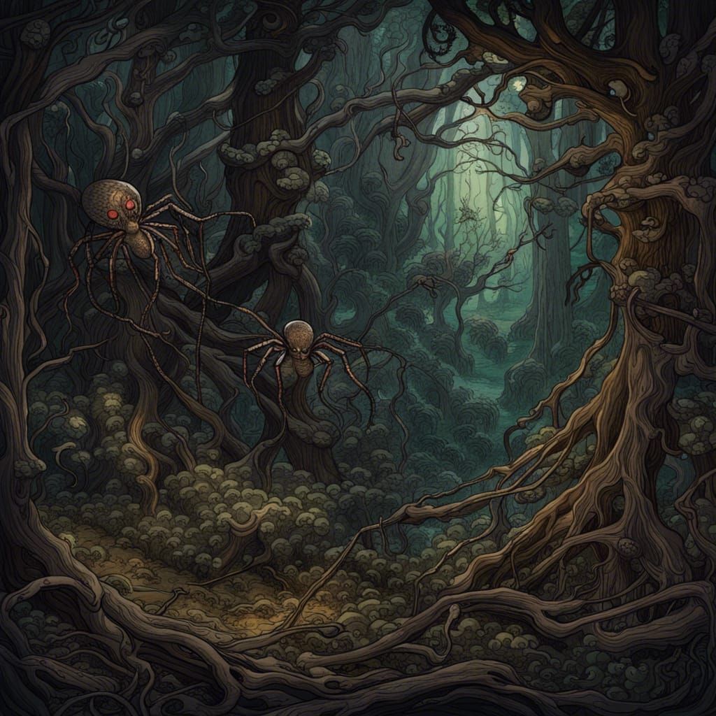 old wood forest - AI Generated Artwork - NightCafe Creator