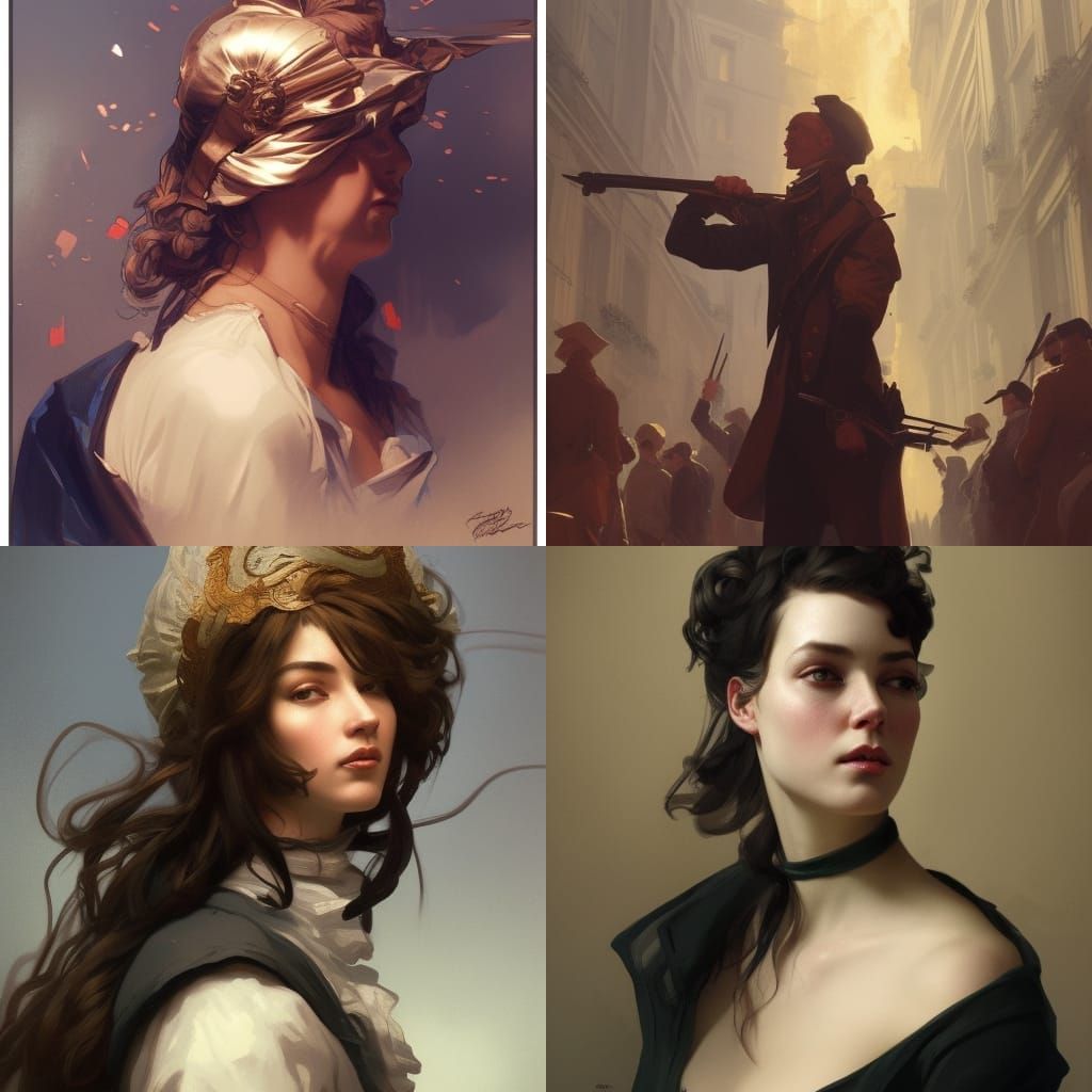 French revolution Revolutionaries wait