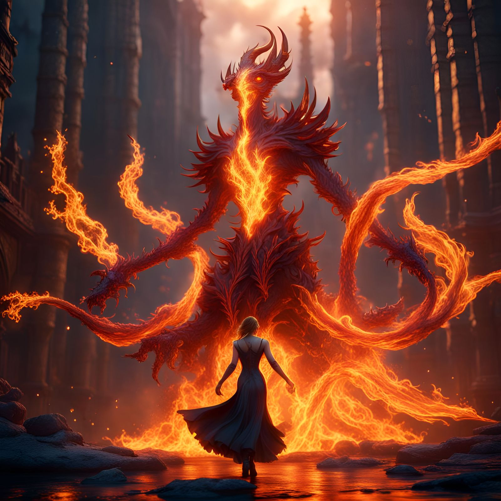 Dancing flames  by @Mile