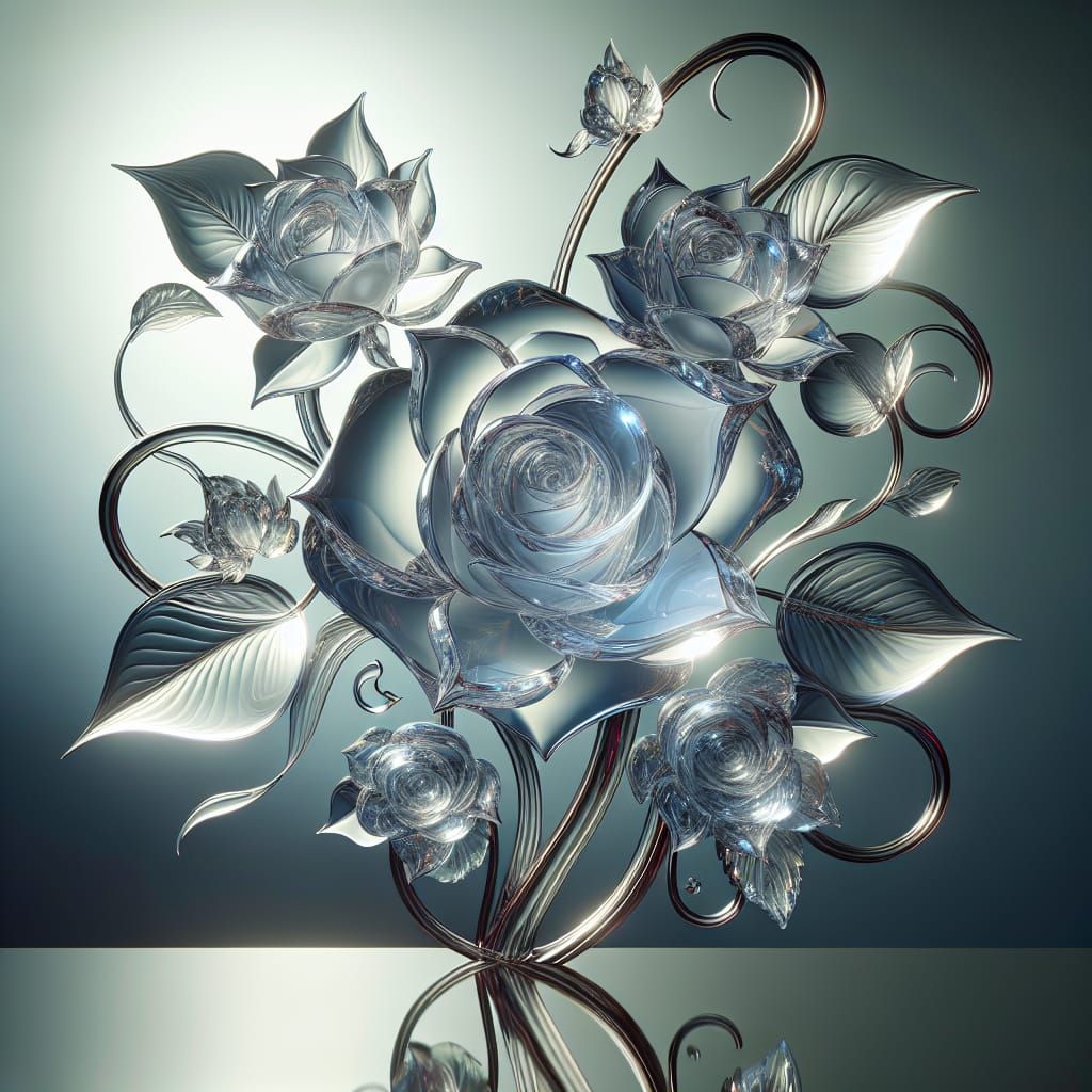 GLASS ROSES 2