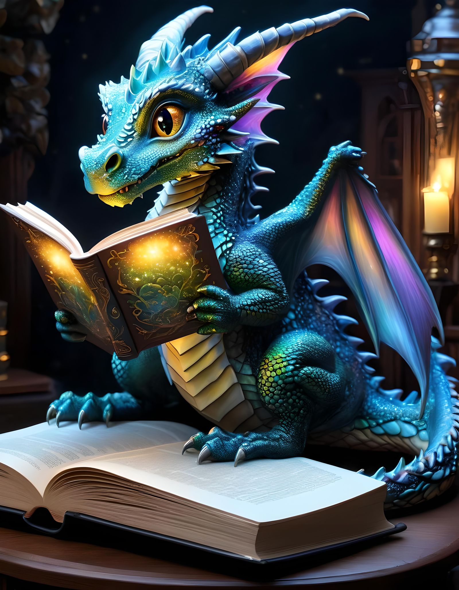 Book dragon