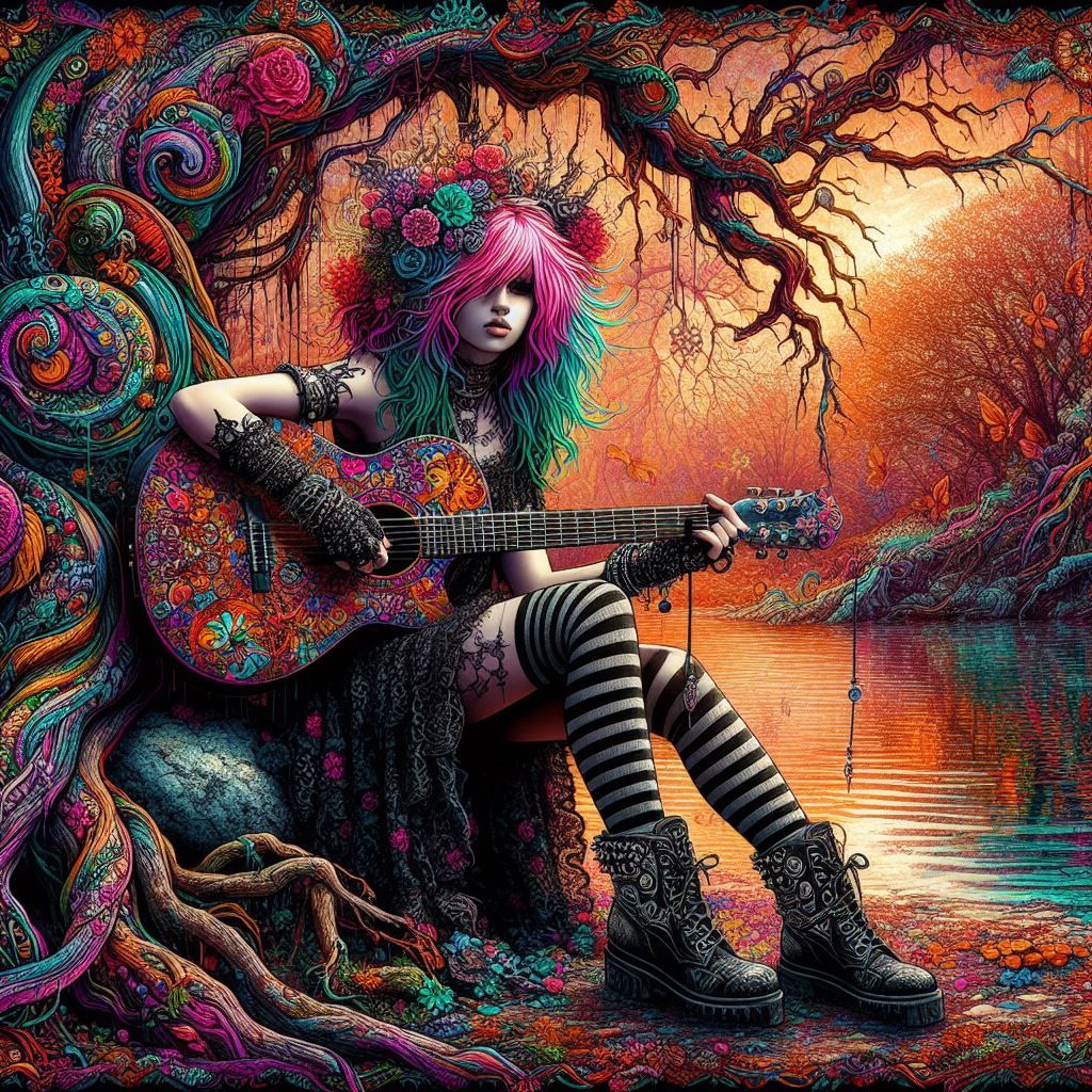 Girl And Guitar