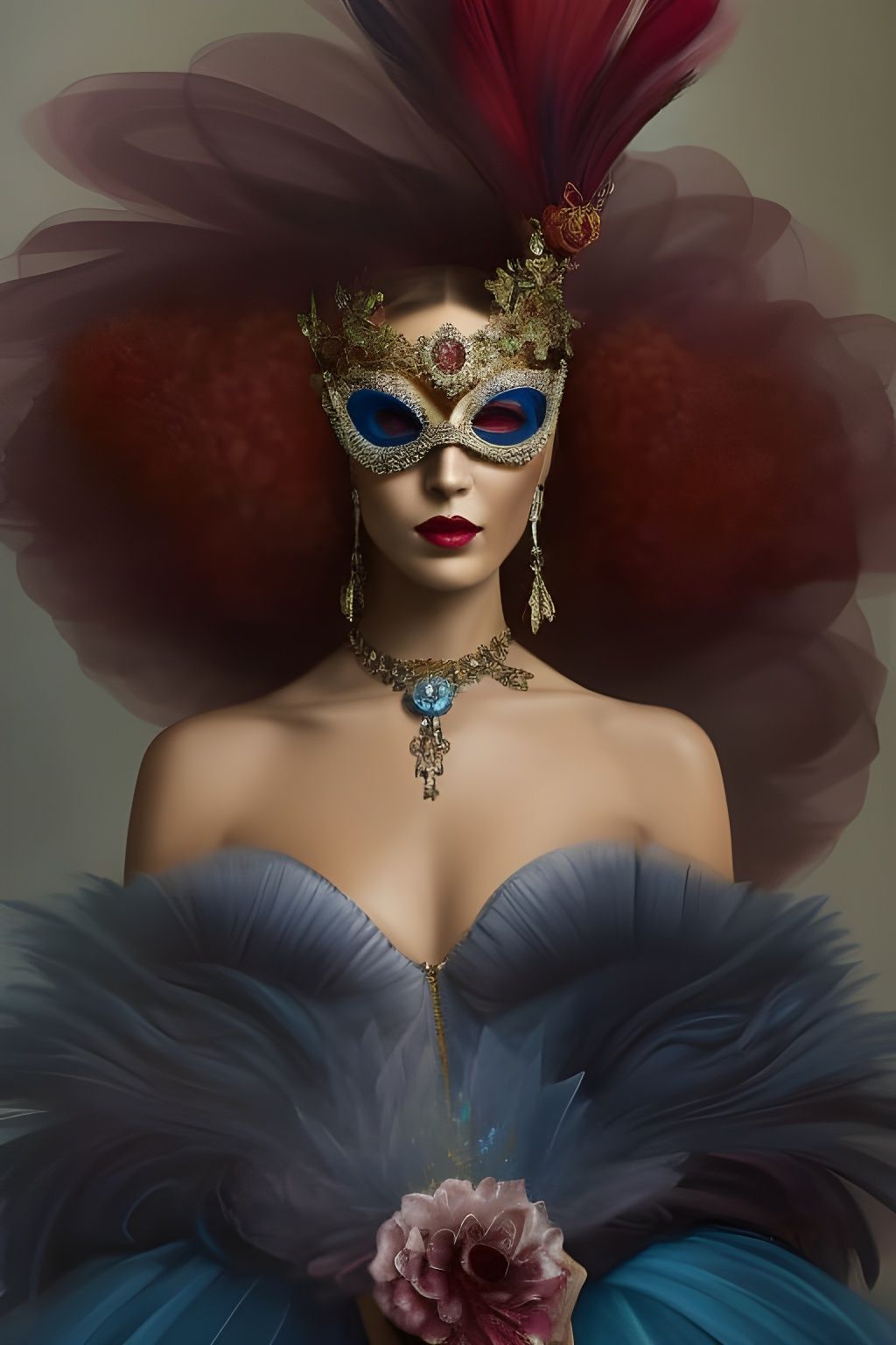 Elegance Enchanted: A Masquerade Beauty  by @NotThatRankinFamily