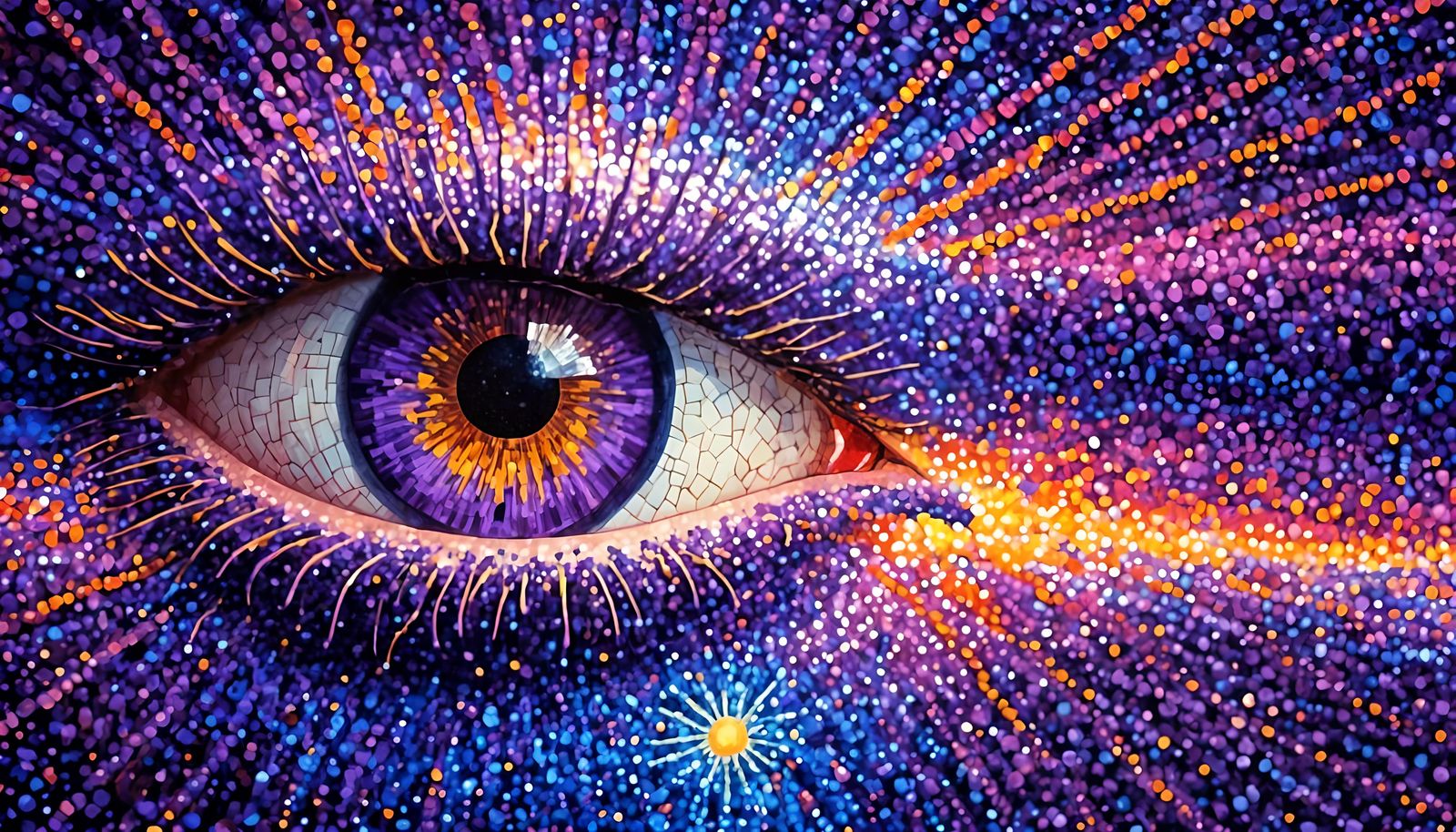 Stippled Perception  by @lawrencelot