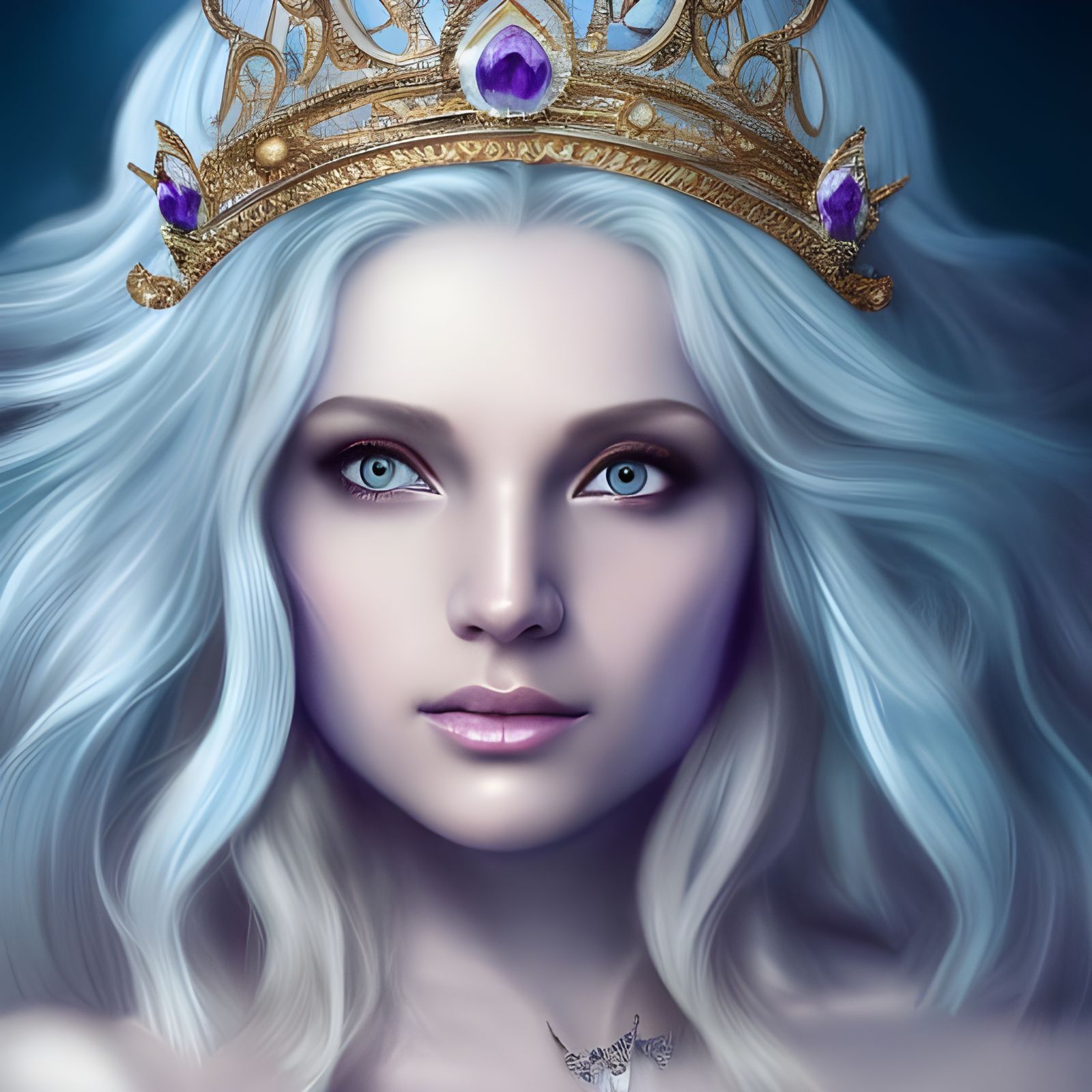 Moon Goddess, Serenia, by Lord Elboron - AI Generated Artwork ...