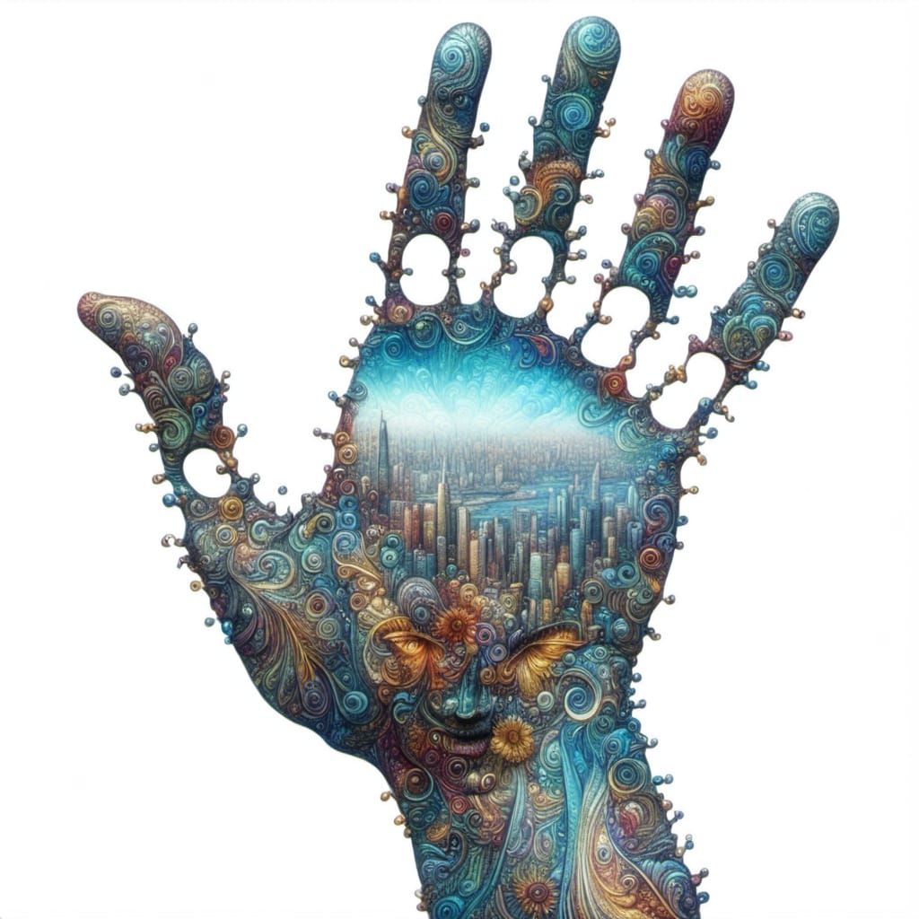 <lora:DreamLines:1.0> <lora:SDXL-WETA-FX:1.0>   Flawless interpretive artscape of exquisite silk adorned expressive eyes joy-filled small sm...