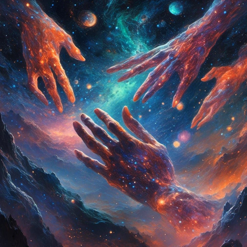 Jardin de flores encantado com uma cachoeira 