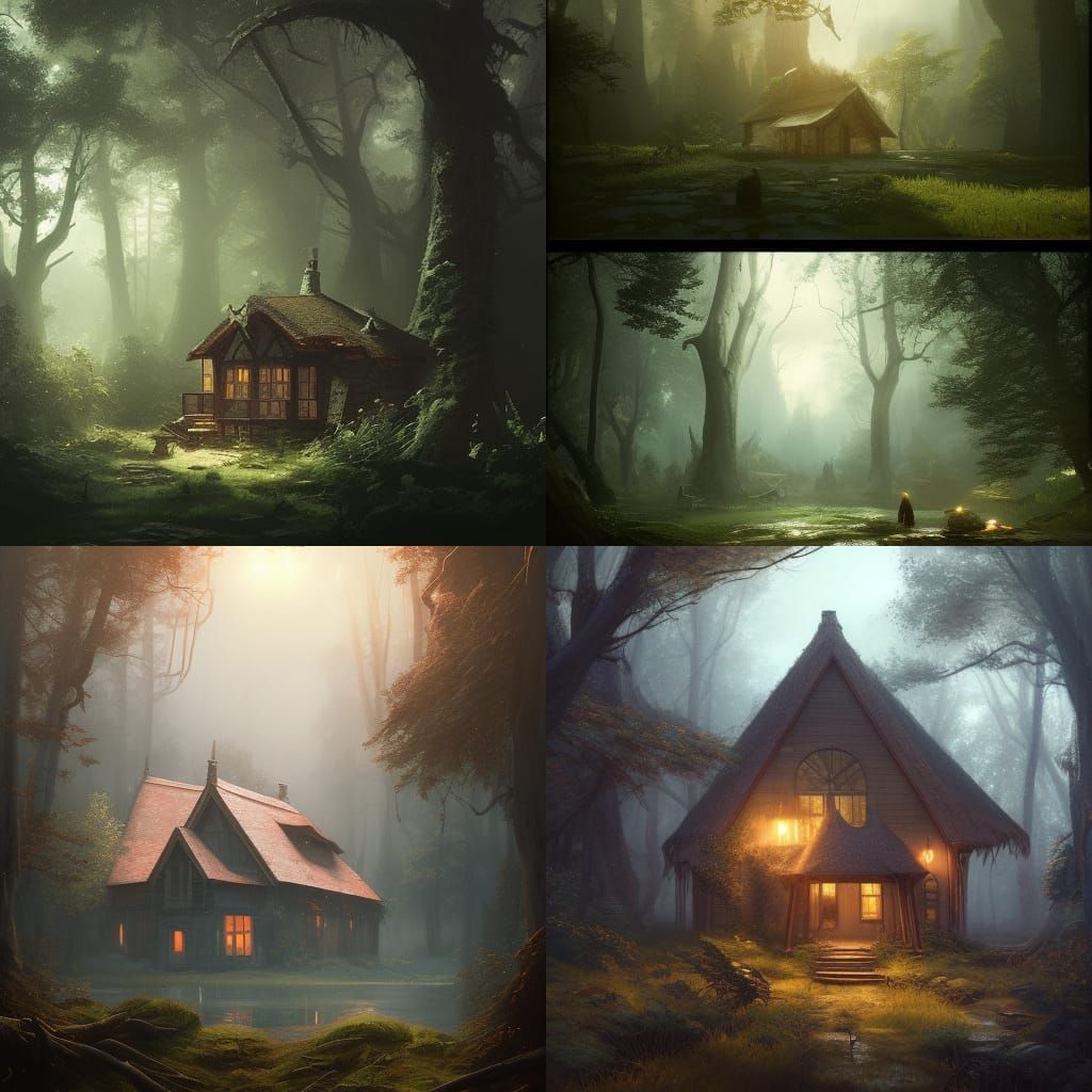 cottage in the forest