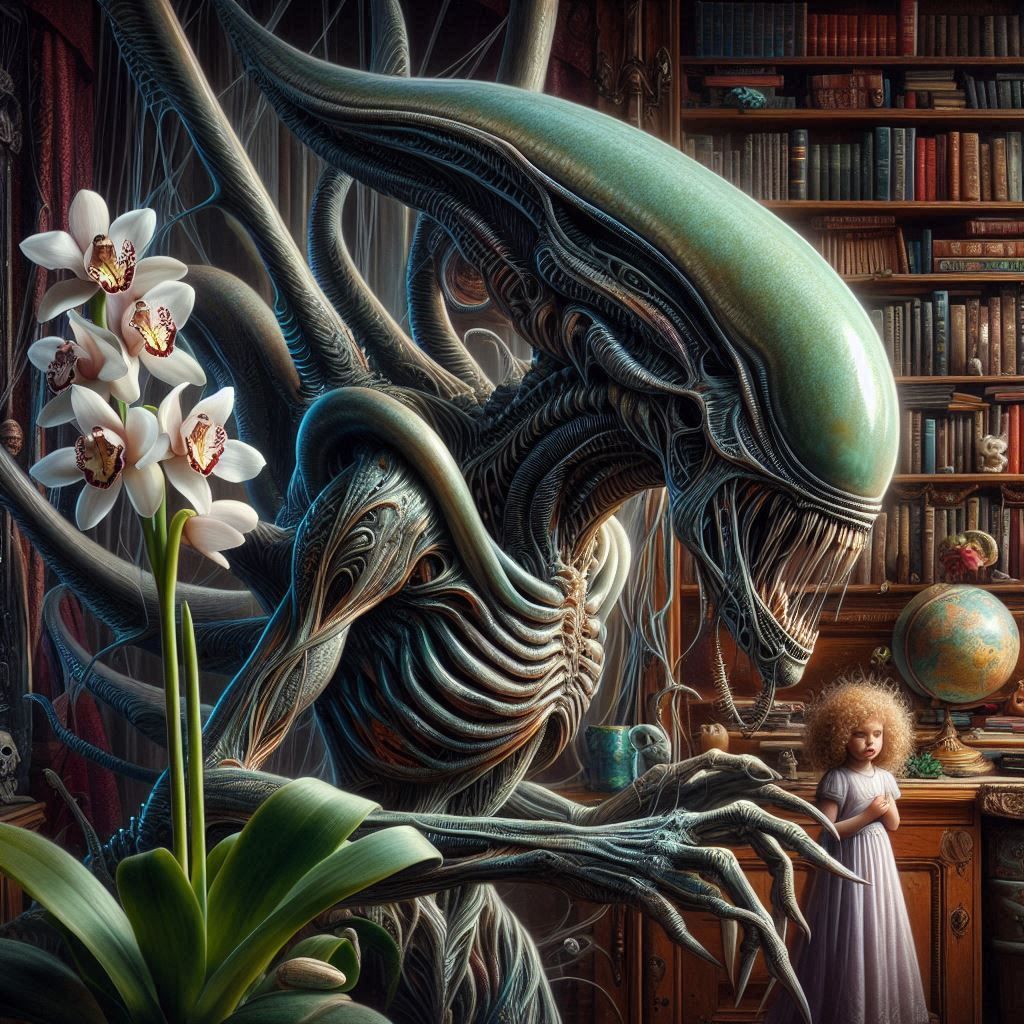 Grandma turned into an alien