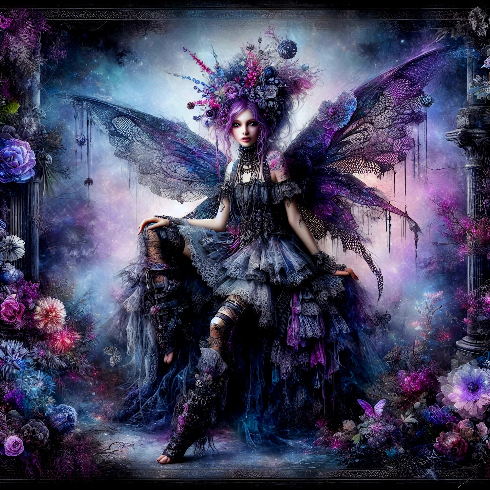 Fan art inspired by Cass the Fairly Fairy Obsessed @Poyzen   by @Eggsquizit