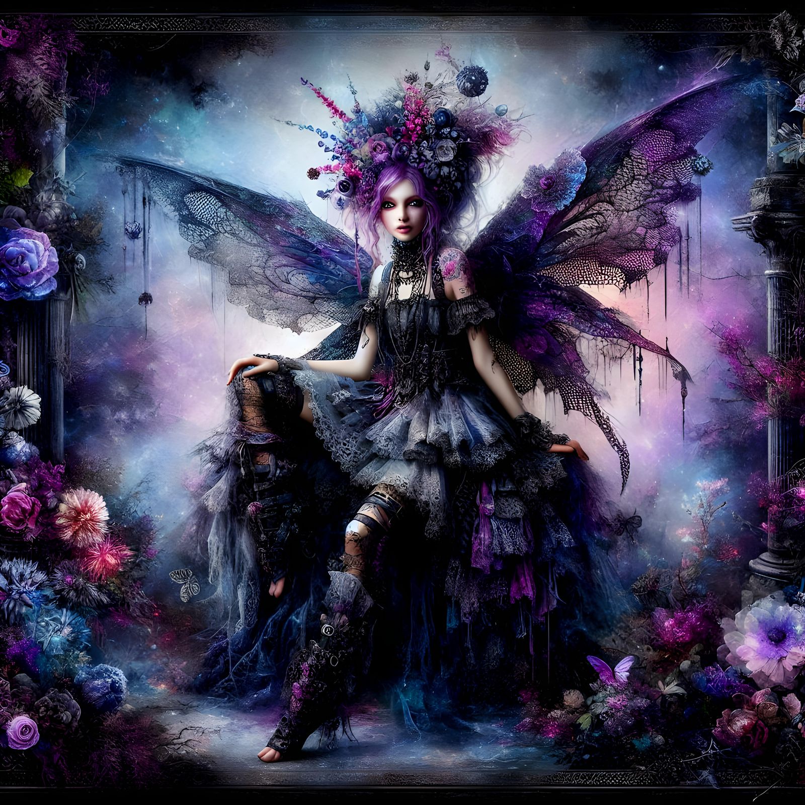 Fan art inspired by Cass the Fairly Fairy Obsessed @Poyzen