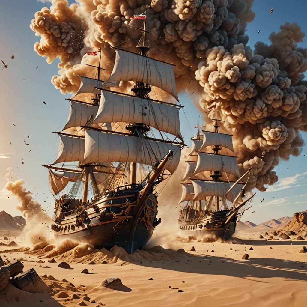 battle in the sand