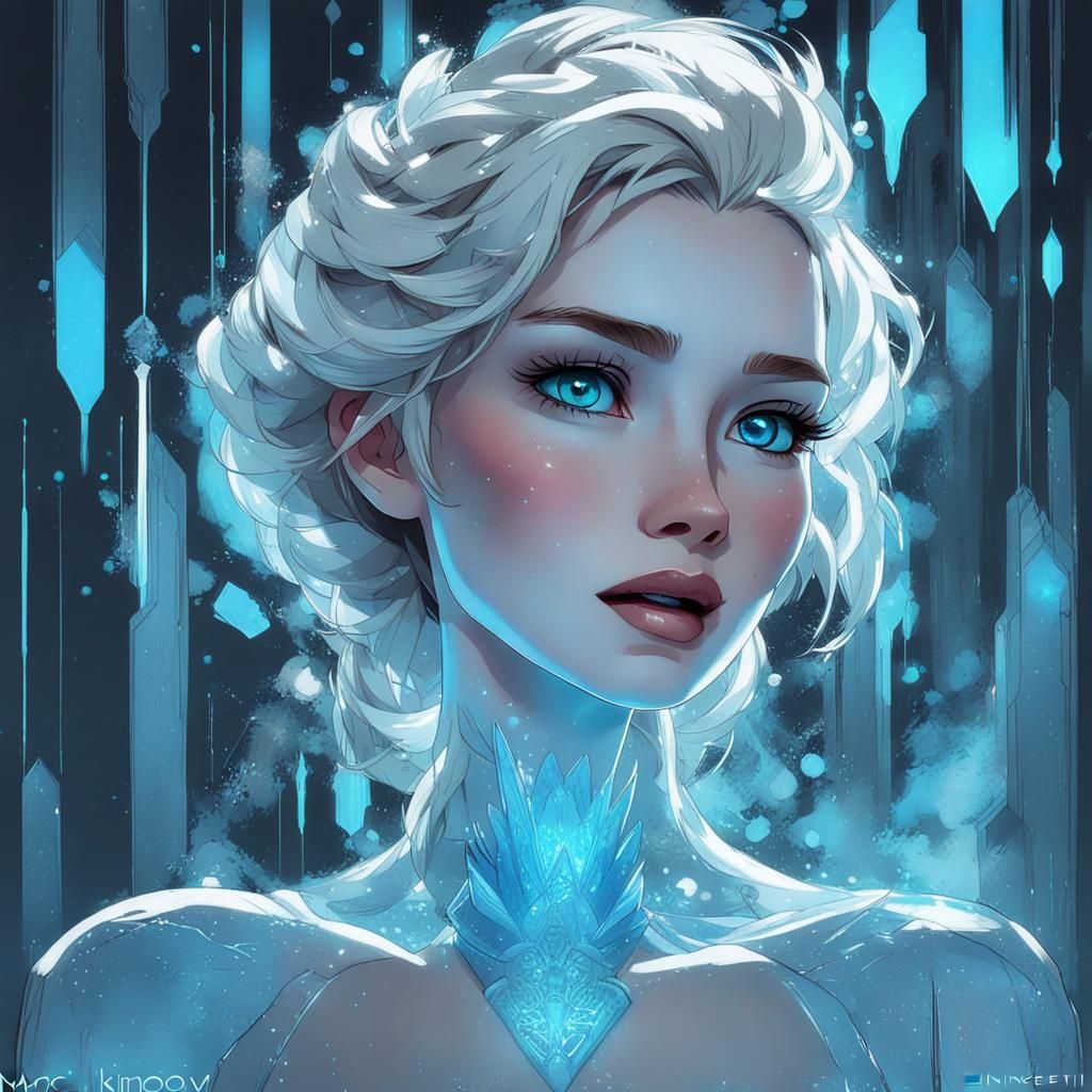 Beautiful Elsa - AI Generated Artwork - NightCafe Creator