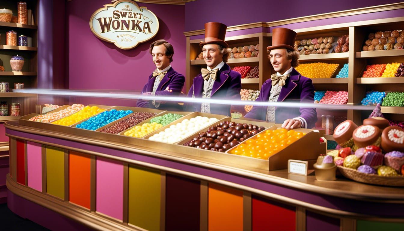 Willy Wonka and his wonderful wacky candies - Sugar Station®