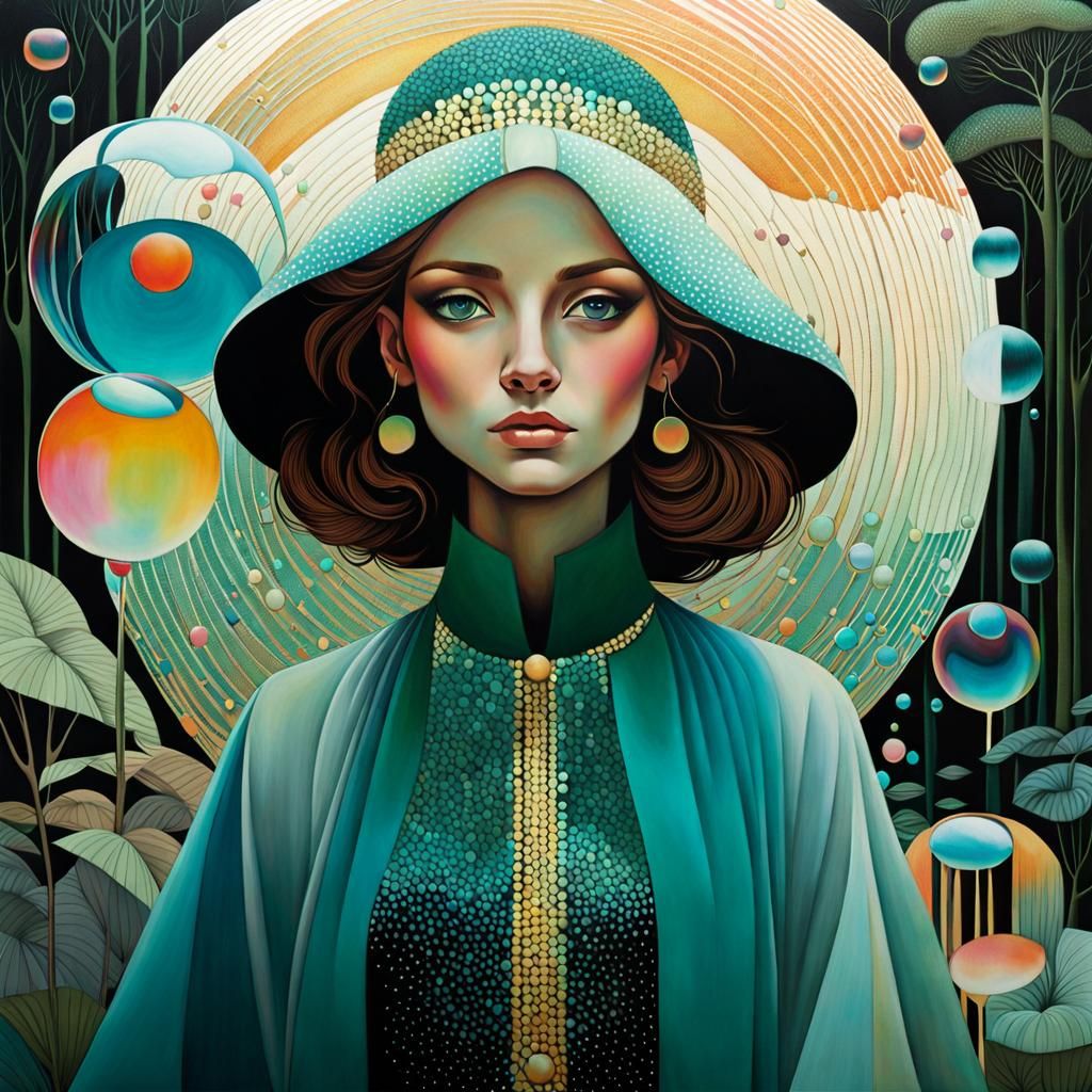 The lady with the hat