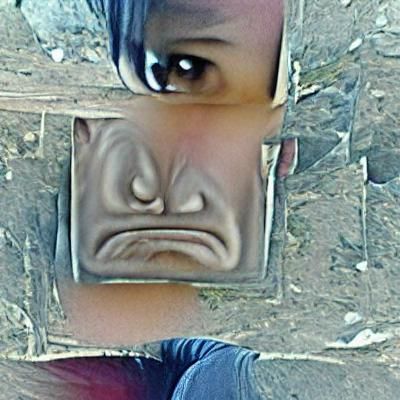 My face