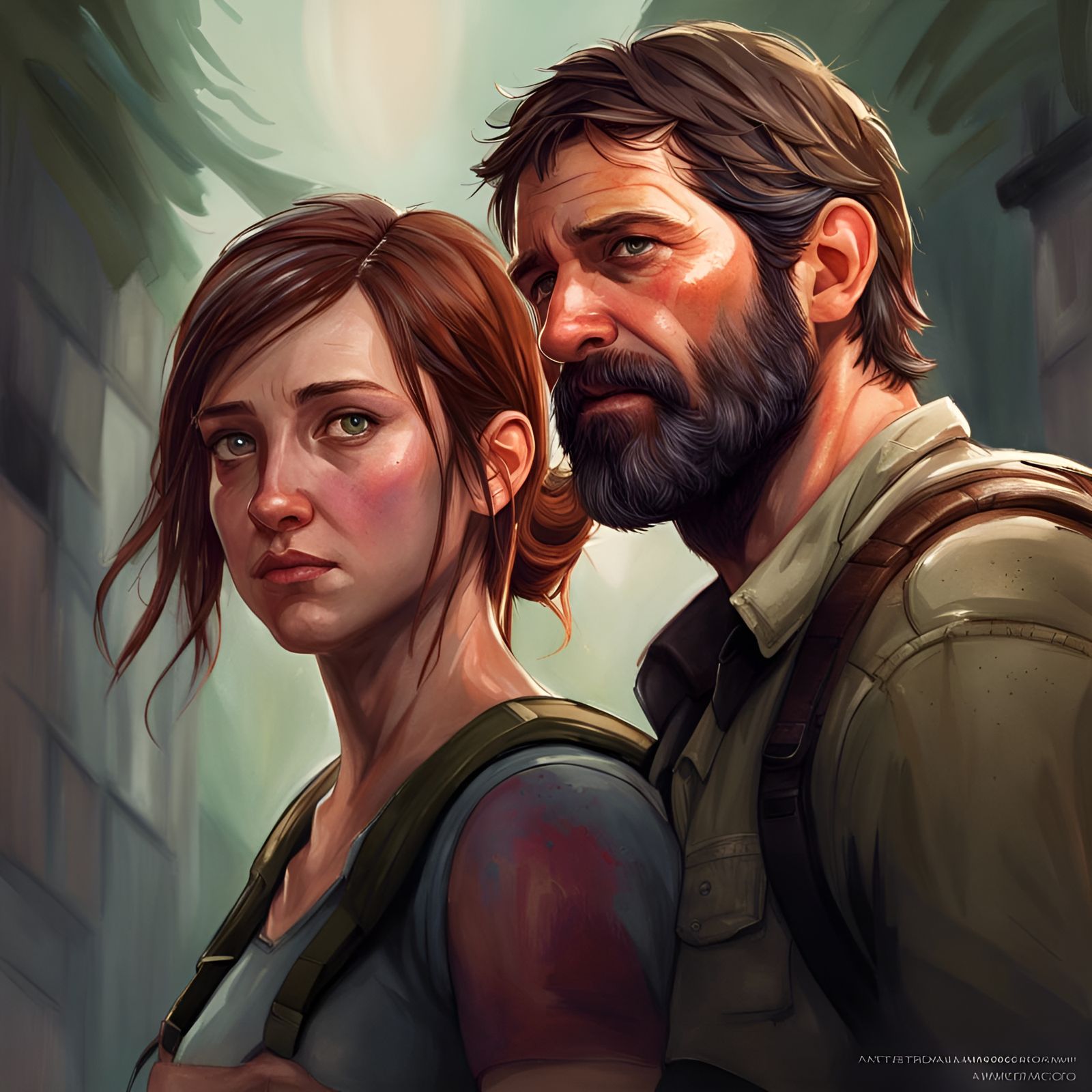 The Last of Us. Joel and Ellie. - AI Generated Artwork - NightCafe Creator