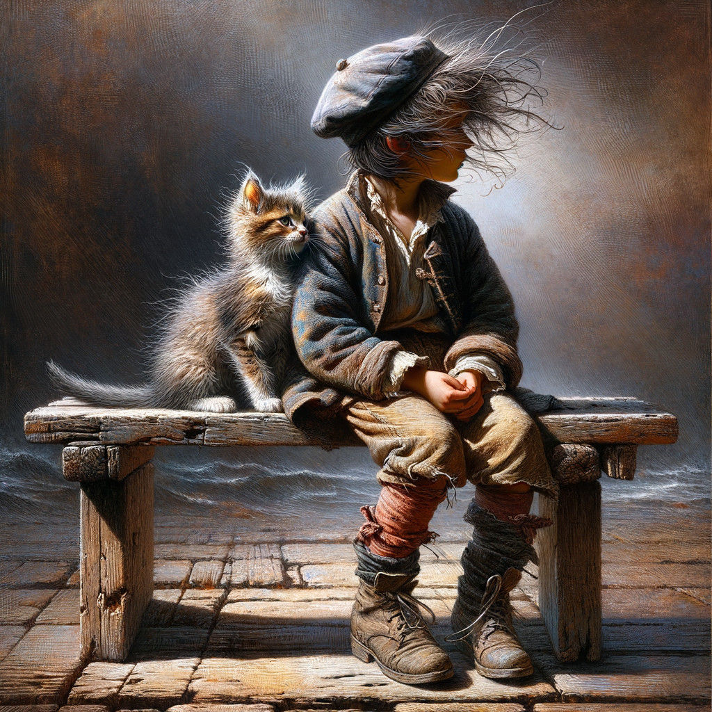 Waiting for the Boat  by @Midnighte