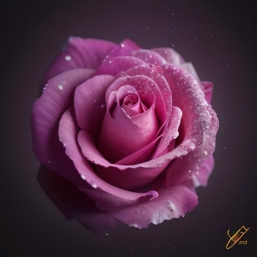 Crystallized rose, Life Like, Hyper realistic, High Resoluti...