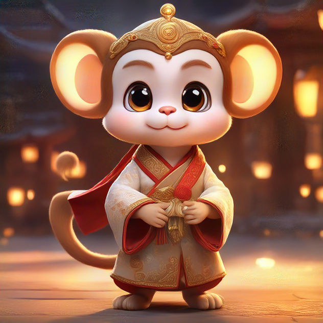 Der Affe steht in China für Langlebigkeit