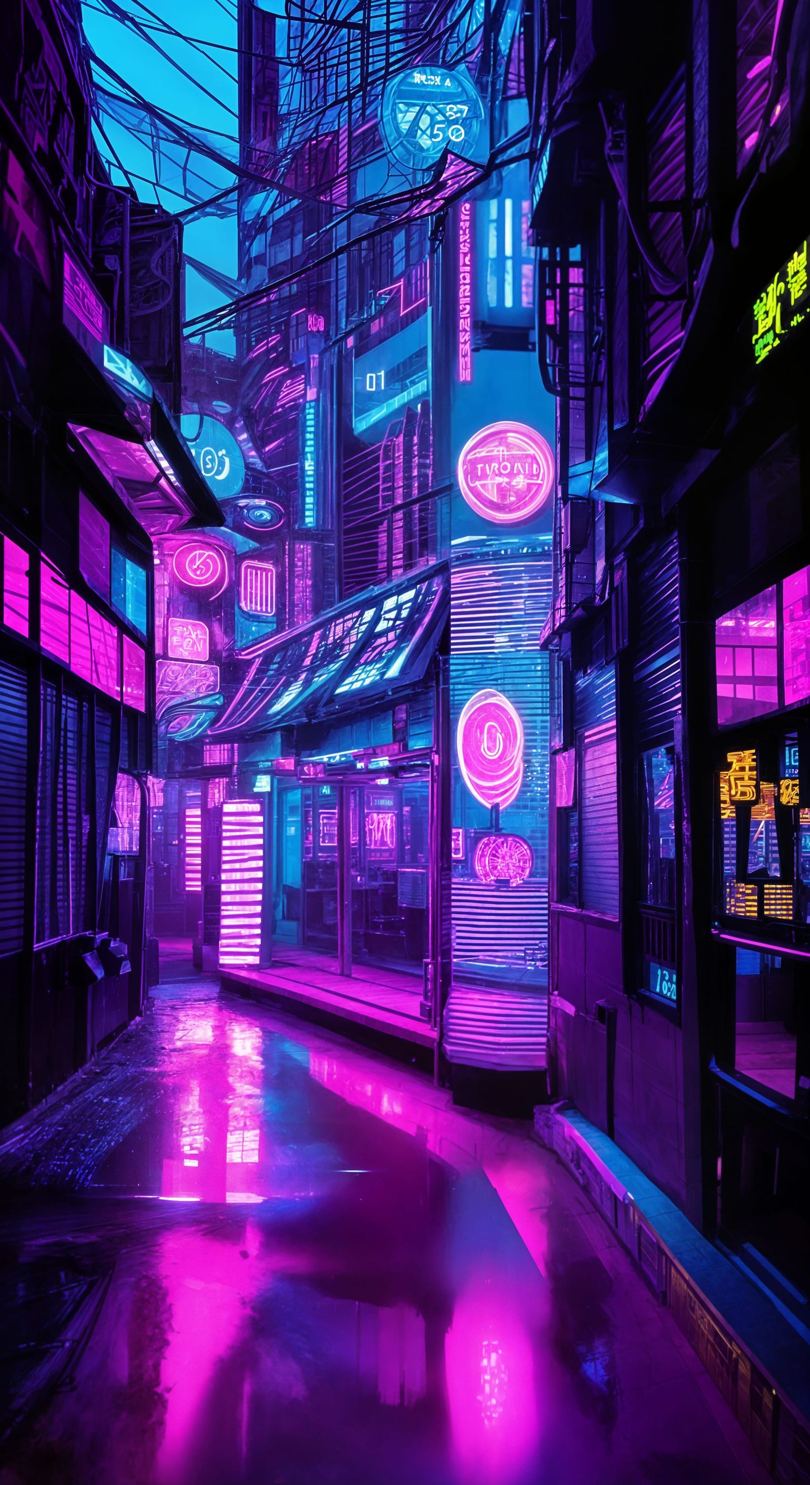 Neon alley