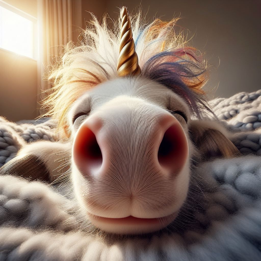 Just a baby unicorn.... nothing to see here