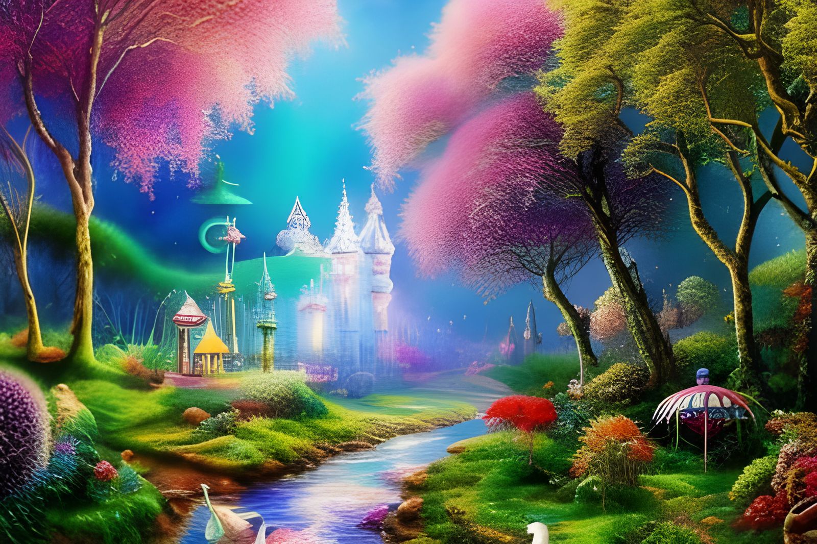 Fairyland - AI Generated Artwork - NightCafe Creator