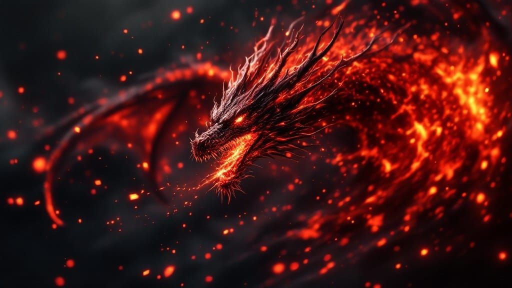 Dragon Fire  by @Talon
