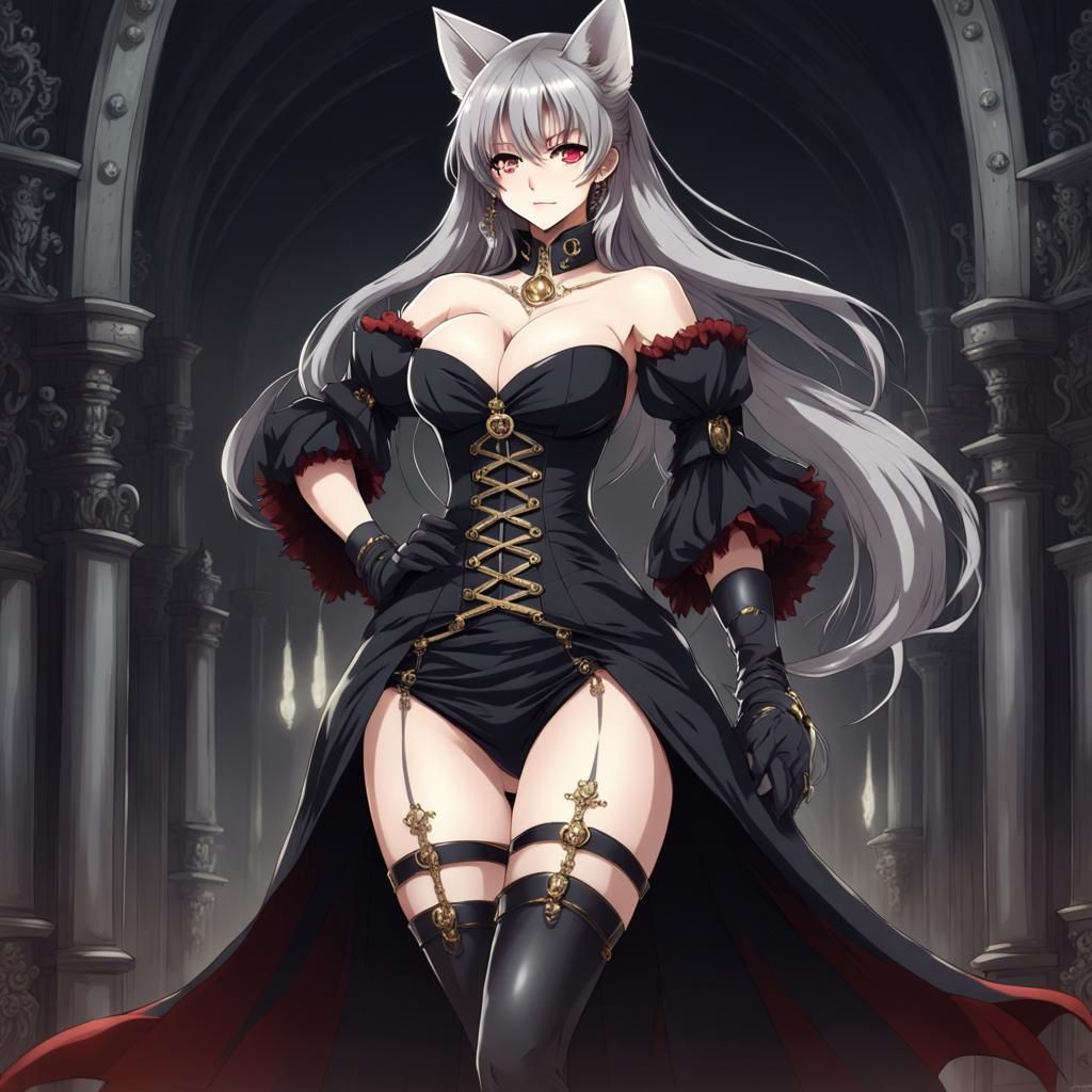 Gothic vampire kitsune
