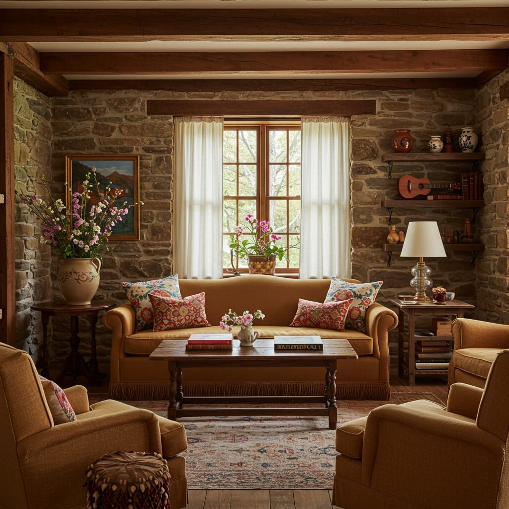 PA Dutch Colonial Living Room