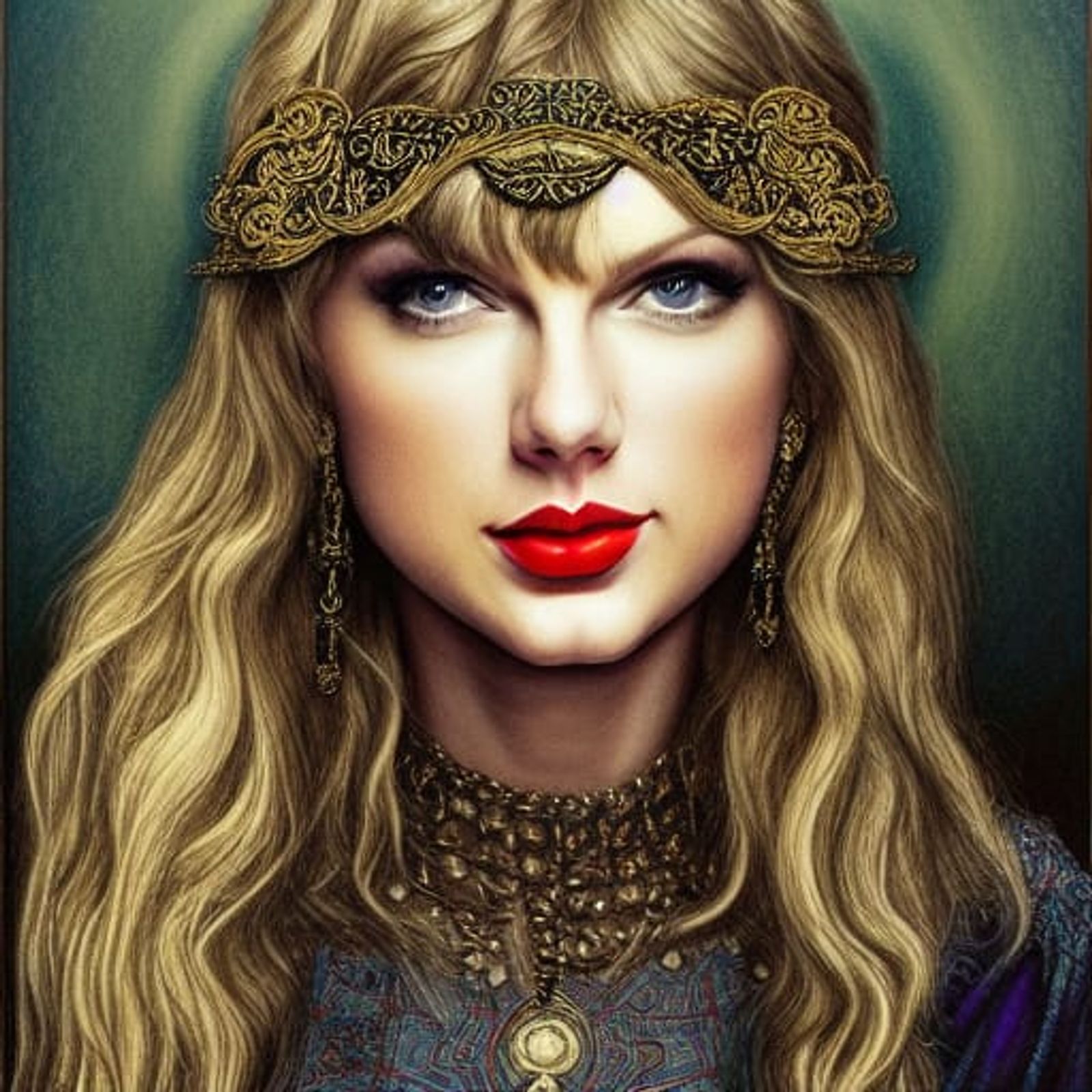 Taylor Swift as a wiccan priestess, Insanely Detailed and Intricate, by ...