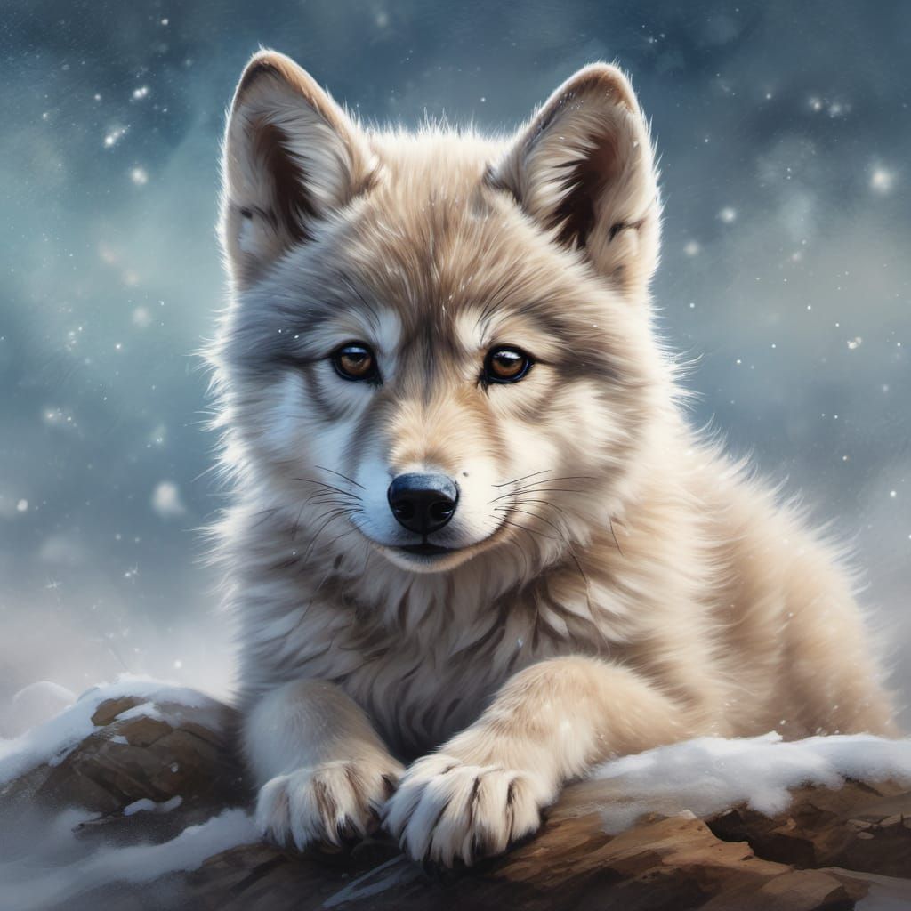 Wolf pup 😍🫠😍