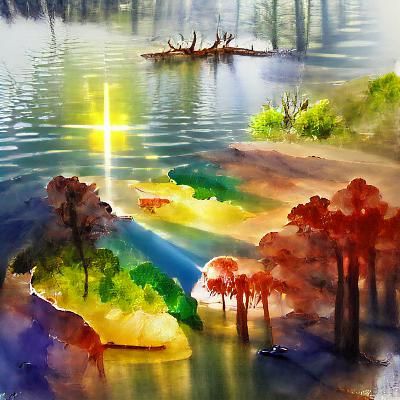 Lake in the forest