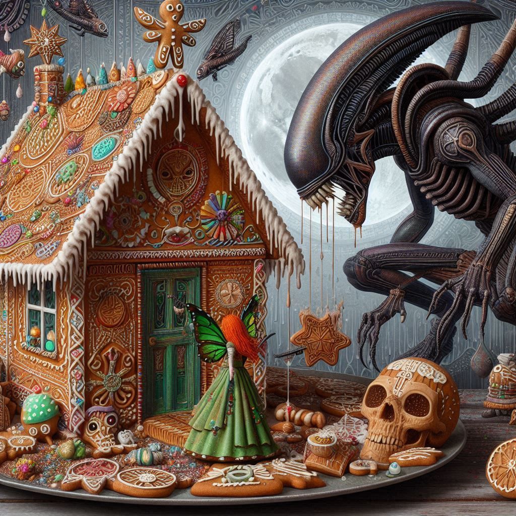 Halloween gingerbread