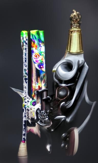 Ace of Spades Weapon in Maximalist 8k Resolution