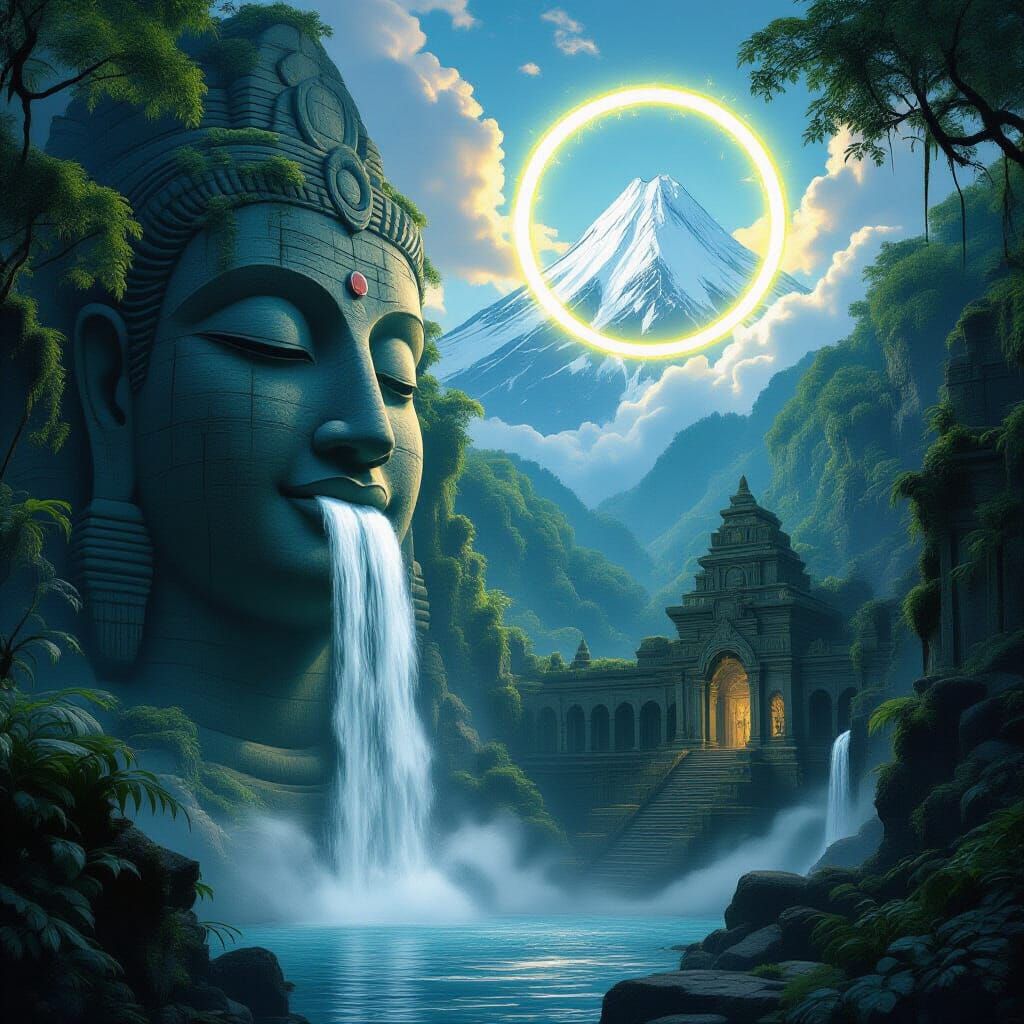 Mystical waterfalls   by @Dr K K Babu