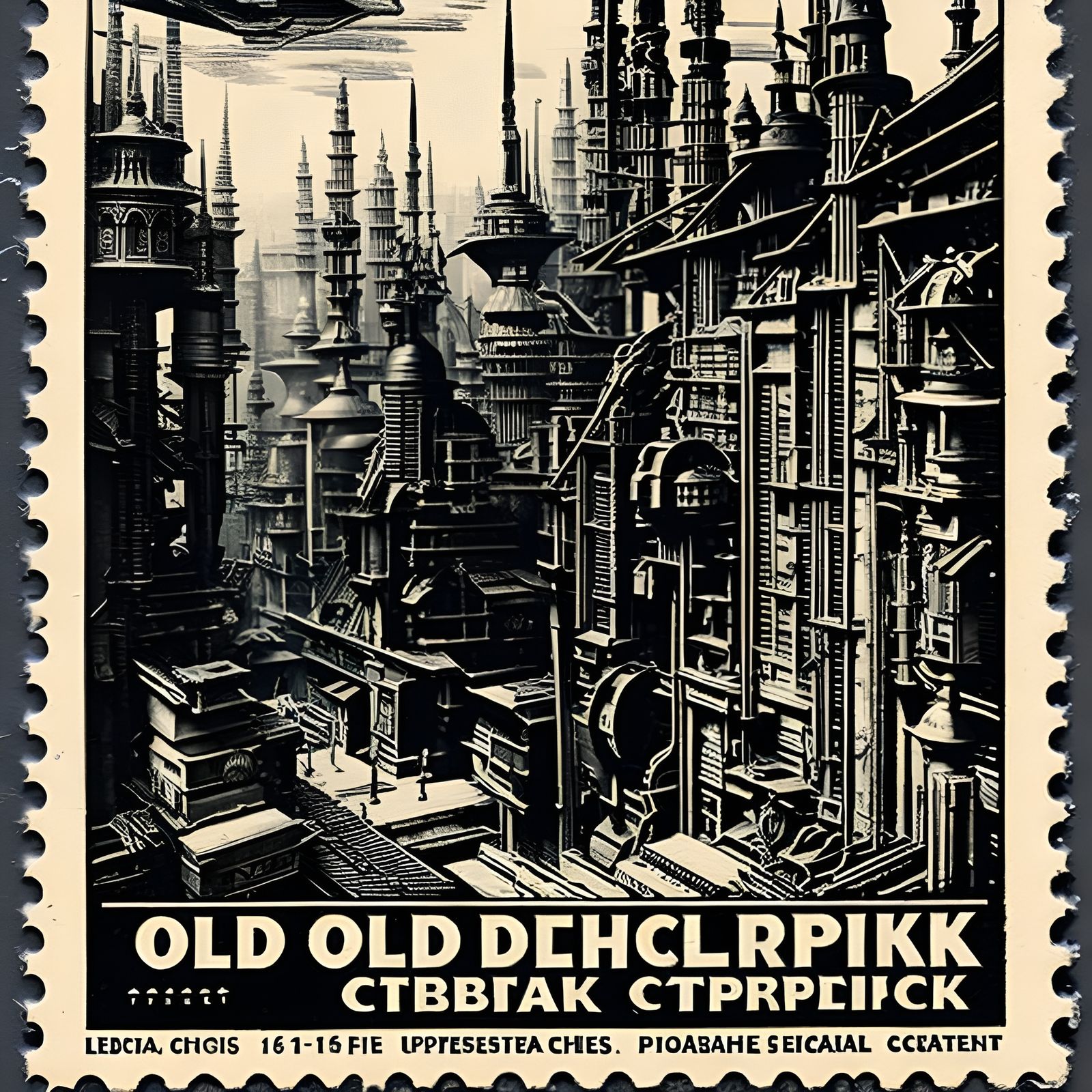 Future city stamp