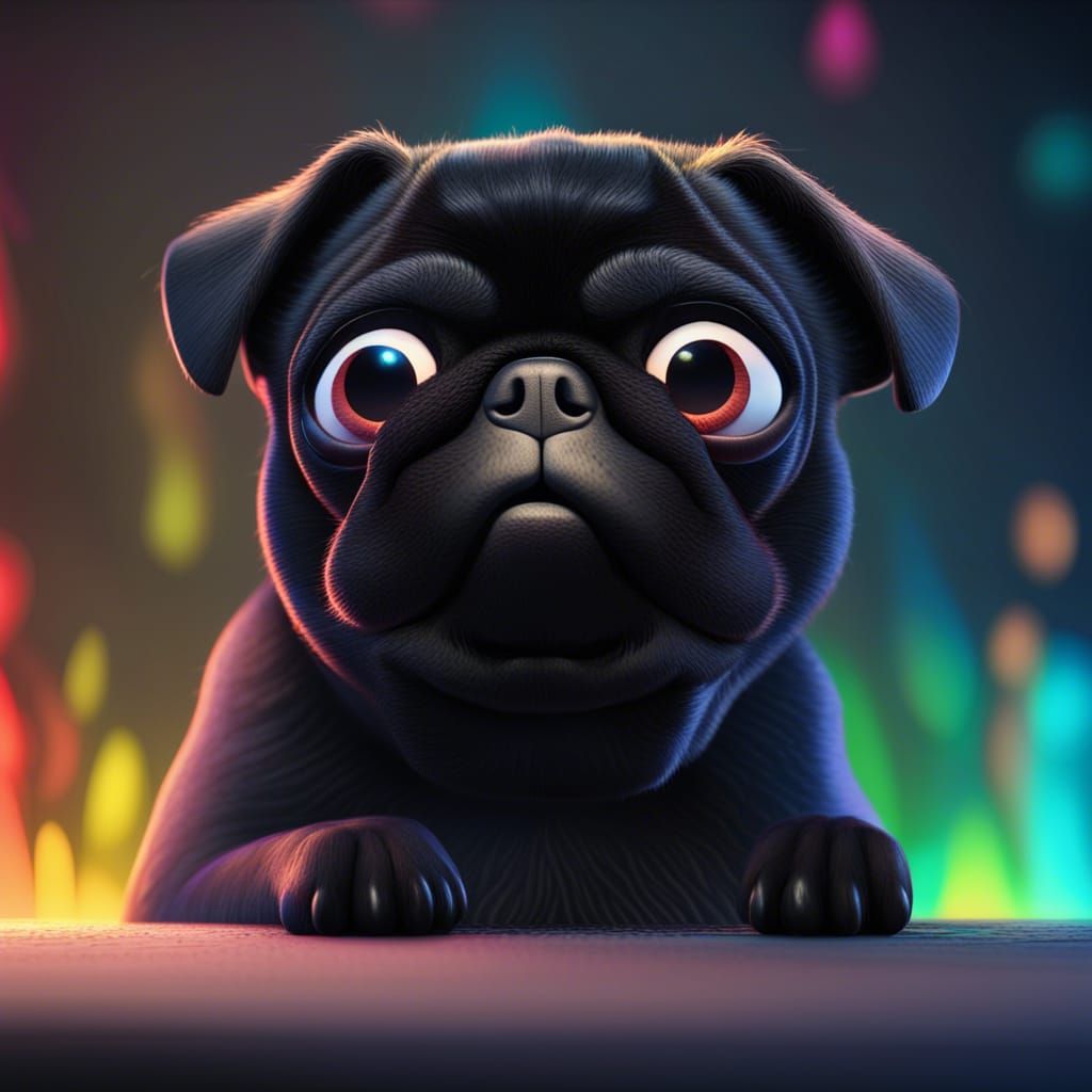 Disney 2024 pug cartoon