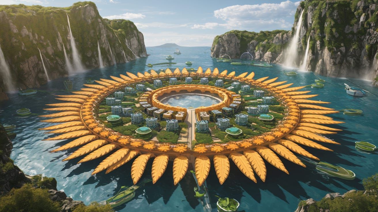 Sunflower City   by @nadia_dream