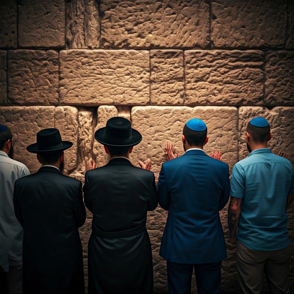 Jerusalem's Diverse Community at the Western Wall