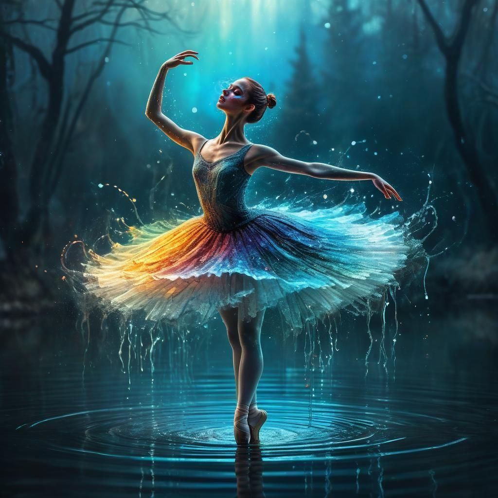 dancing  on the water   by @photon